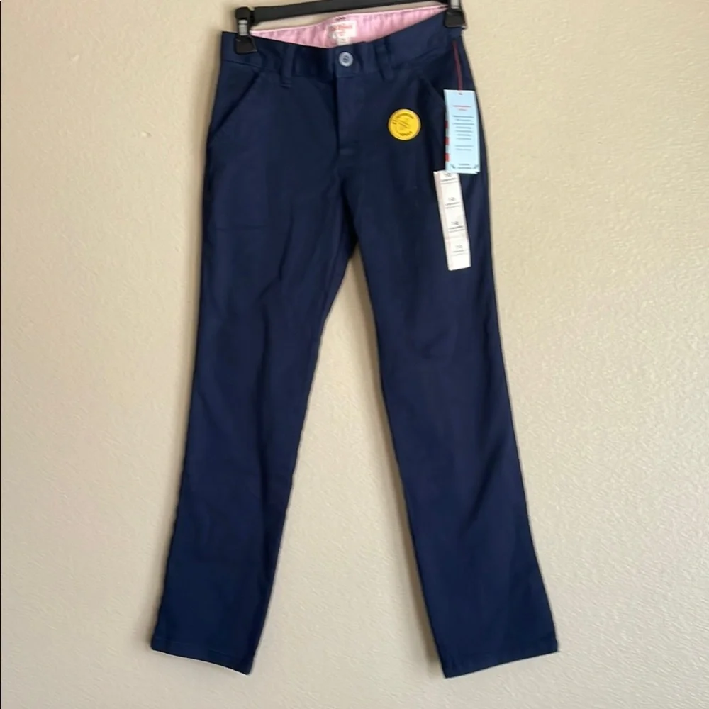 Cat & Jack Navy Straight‎ Leg Uniform Pants Size 10